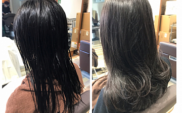 お客様ビフォーアフター♪ゆるっとレイヤースタイル