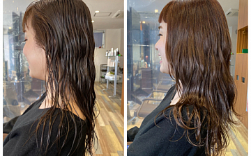 冬カラーはオレンジベージュで