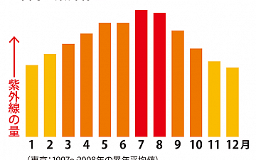 強力な紫外線対策