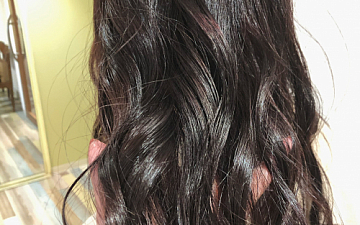 暖色系から寒色系へ