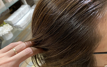 明るい白髪染め