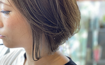 アンジュリングカラーで艶髪を