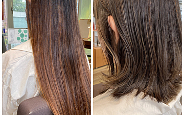 バッサリイメージチェンジを