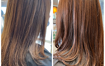 色味でツヤ感UP