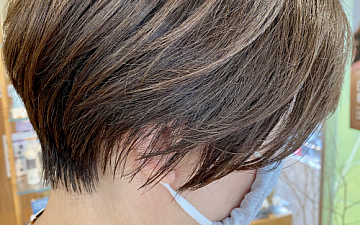 マスクに似合うショート