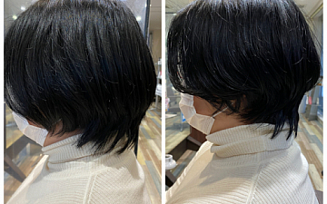 ポイントは頭の形を良く見せる